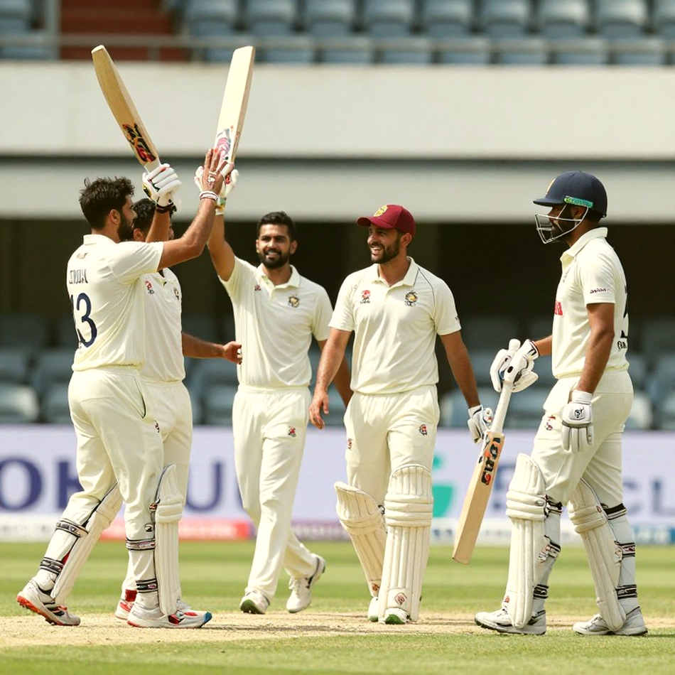 टैस्मेनिया 5-335 पर, लेकिन असली आंकड़ा 5-182 है: शेफील्ड शील्ड में एक साझेदारी और एक कैच का गणित